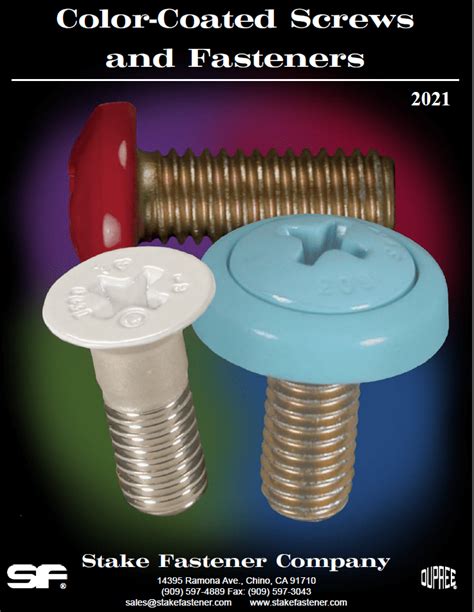 painted fasteners screws